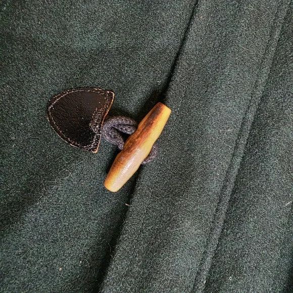 Aberdeen Wool Coat Jacket Men's‎ Size XL Made in The USA Nautical Green Wood